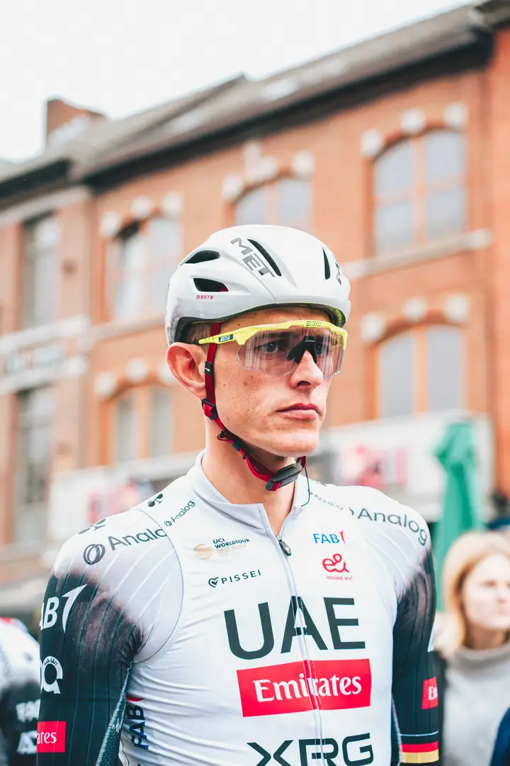Portrait d'un coureur avant le départ
